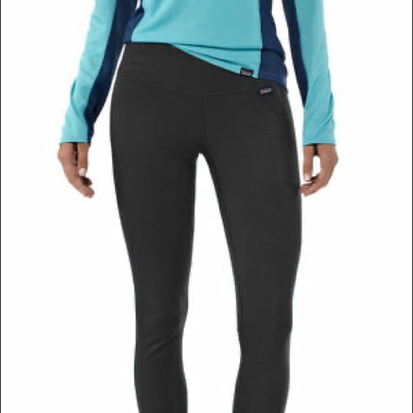 Patagonia Pants - Patagonia thermal black leggings M